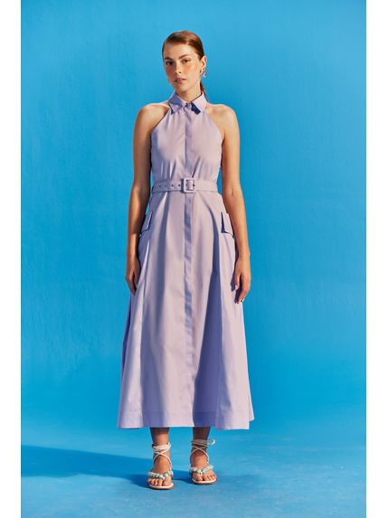 VESTIDO CHEMISE MIDI SICÍLIA