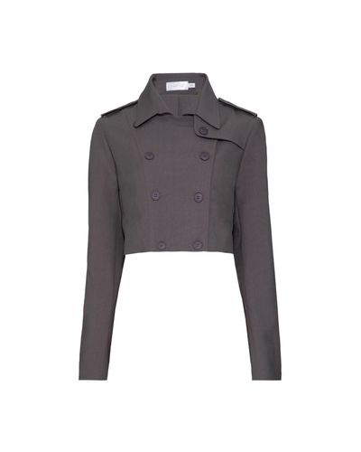 CASACO CROPPED TRENCH COAT TRINITY