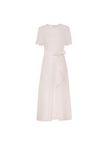 VESTIDO BLEUETTE MIDI COM ABERTURA FRONTAL ROSA