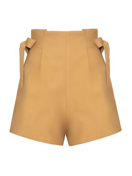 SHORTS SIMONE COM LACO CARAMELO