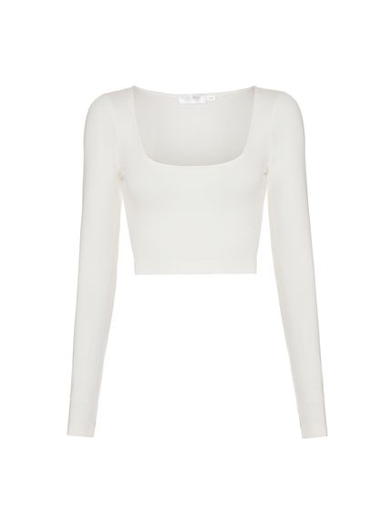 BLUSA CIDRE DECOTE CANOA OFF WHITE