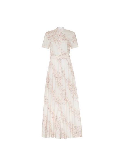 CHEMISE IRENE LONGA GOLA PADRE ESTAMPA REVOADA MAGNOLIA