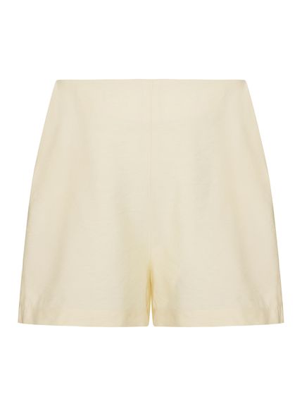 SHORT AUCH LISO AMARELO