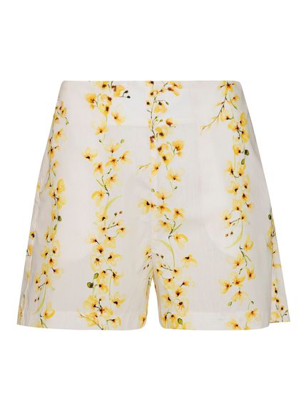 SHORT DIJON ESTAMPA CHUVA DE OURO