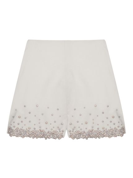SHORT NATACHA COM BORDADO CINZA
