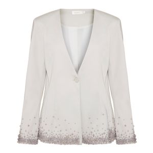 BLAZER NINETTE COM BORDADO CINZA