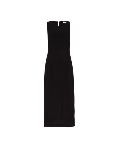VESTIDO GABRIELLE MAX MIDI COM LACO COSTAS PRETO