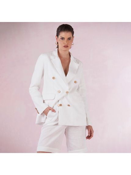 BLAZER CREME DE LAIT OVER OFF WHITE