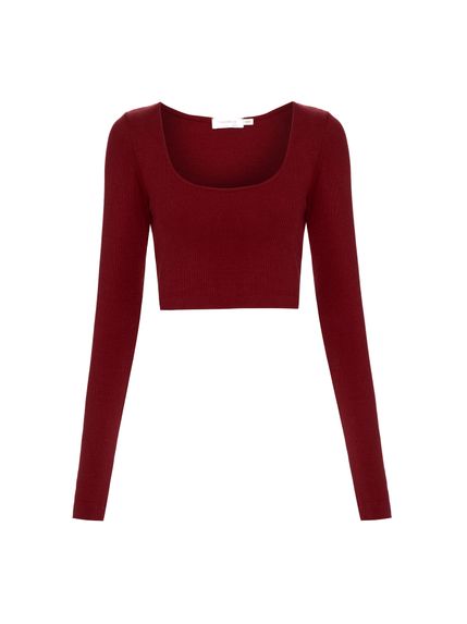 CROPPED CIDRE DECOTE CANOA VERMELHO