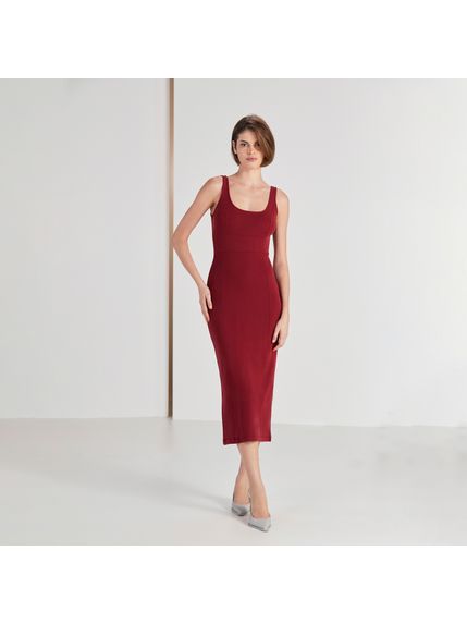 VESTIDO ORIANE MIDI VERMELHO