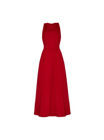 VESTIDO FLAVIE MAXI MIDI NADADOR VERMELHO