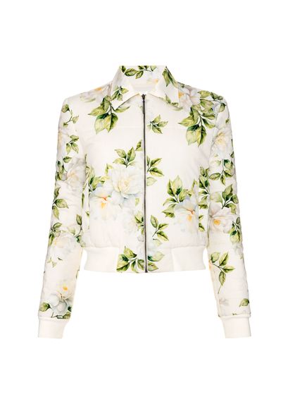 JAQUETA LAILA BOMBER ESTAMPADA