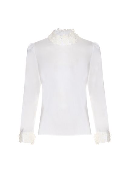 BLUSA FROST ALGODAO COM APLIQUES