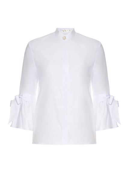 CAMISA LILIAS ALGODÃO EGÍPCIO BRANCA