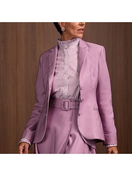 BLAZER HANNELE CORTE SLIM LILAS