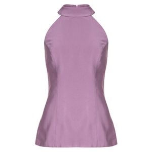 BLUSA ROMILLEY EM ALFAIATARIA LILAS