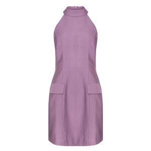 VESTIDO KELSEY CURTO EM ALFAIATARIA LILAS