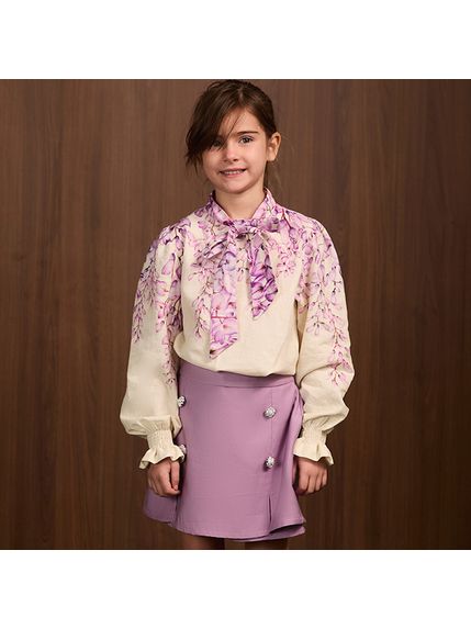 BLUSA BIND INFANTIL VISCOLINHO ESTAMPADA