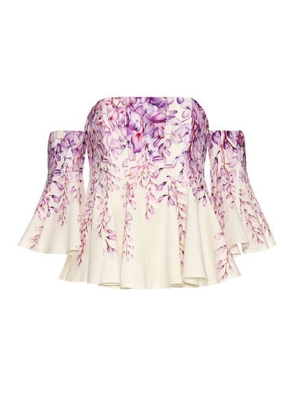TOP WHISPER VISCOLINHO OMBRO A OMBRO ESTAMPADO