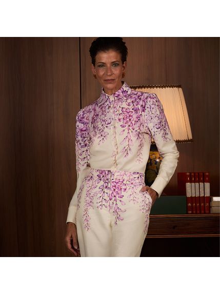 CAMISA TIMELLES VISCOLINHO ESTAMPADA