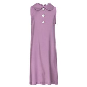 VESTIDO CUTE INFANTIL EM VISCOSE LILAS