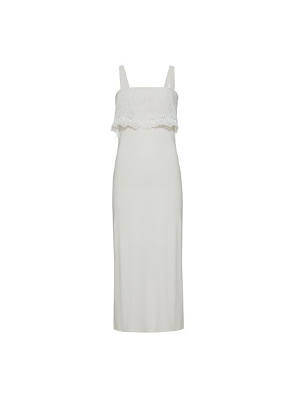 VESTIDO DARIA MIDI CANELLE COM RENDA