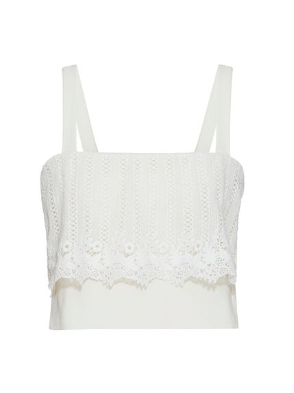 TOP ANA CANELLE OFF WHITE