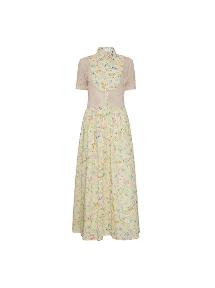 CHEMISE MAXI MIDI NINI EM CROCHET E MOUSSELINE 100% ALGODÃO ESTAMPADO