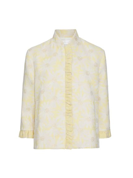 CASAQUETO LAURITA EM JACQUARD ALGODÃO