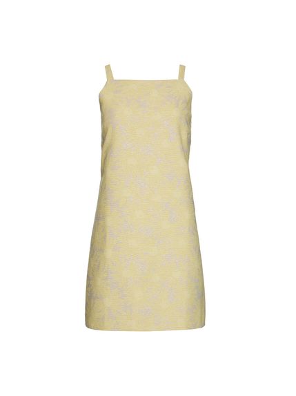 VESTIDO LICA MINI EM JACQUARD ALGODÃO