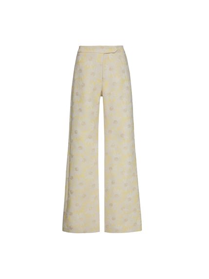 CALÇA FRAN EM JACQUARD ALGODÃO