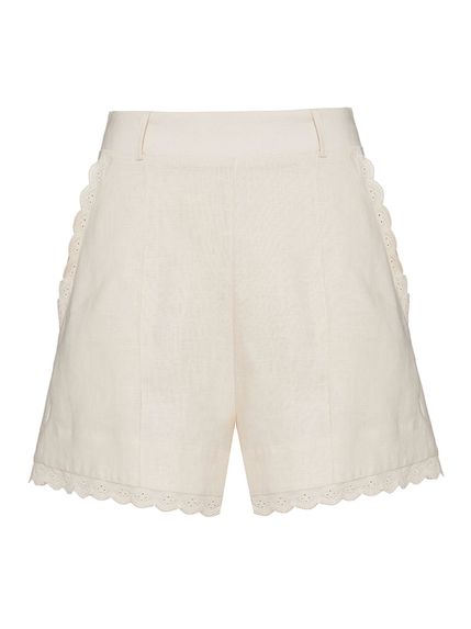 SHORT LELÊ EM LINHO 100%