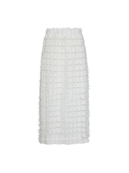 SAIA MAXI MIDI GRAZI EM TULE RELEVO BORDADO