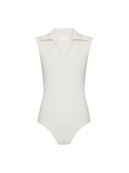 BODY CASSANDRA COM GOLA POLO CANELLE