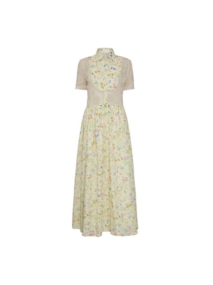 CHEMISE MAXI MIDI NINI EM CROCHET E MOUSSELINE 100% ALGODÃO ESTAMPADO
