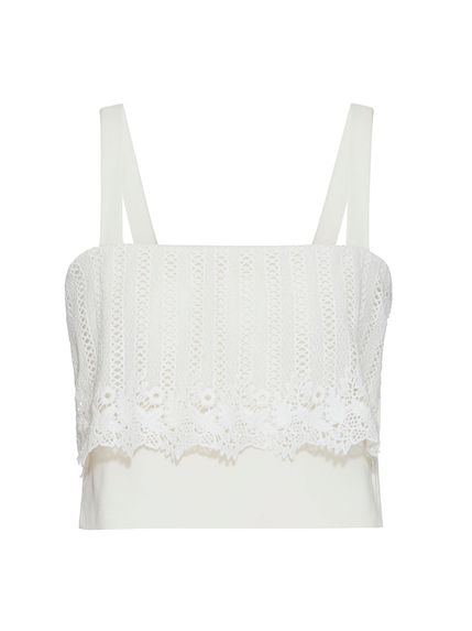 TOP ANA CANELLE OFF WHITE