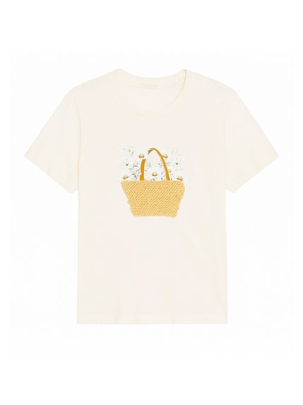 TSHIRT BASKET EM ALGODÃO