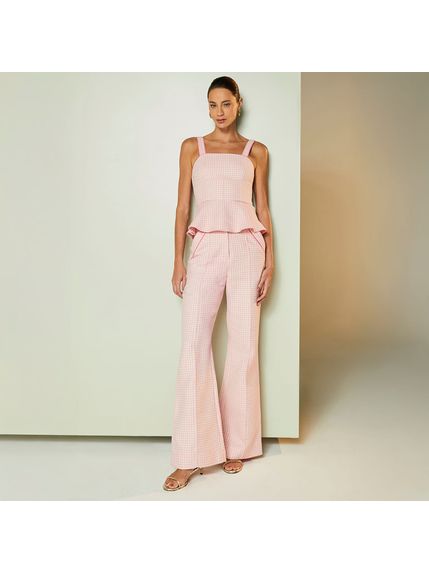 CALÇA MAVY EM JACQUARD 100% ALGODÃO