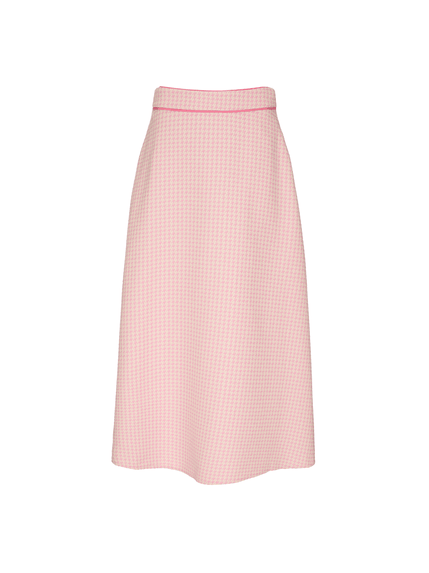 SAIA MAXI MIDI PAMY  EM JACQUARD 100% ALGODÃO