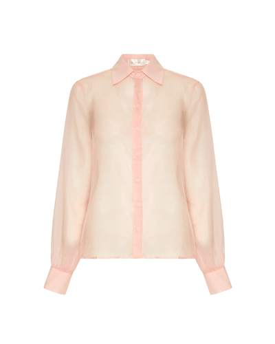 CAMISA MAG EM ORGANZA 100% SEDA