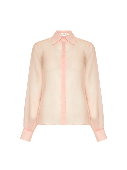 CAMISA MAG EM ORGANZA 100% SEDA