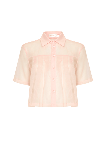CAMISA MIRIE EM ORGANZA 100% SEDA