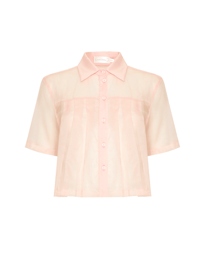 CAMISA MIRIE EM ORGANZA 100% SEDA