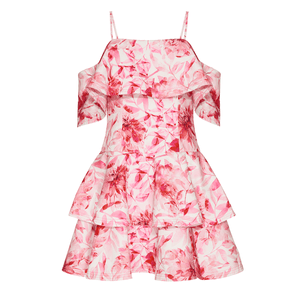 VESTIDO CURTO MARI EM TECIDO 100% ALGODÃO