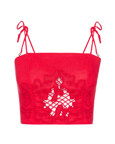 TOP ARENZA EM LINHO PURO